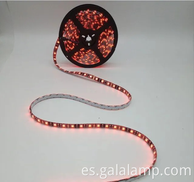 Luz de tira LED DMX RGB impermeable con 5050 colores